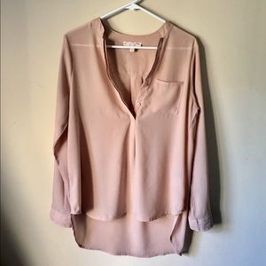 Pink Rose flowy blouse